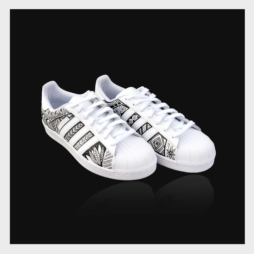 1 of a kind Adidas Superstar Frost White - Picture 1 of 5